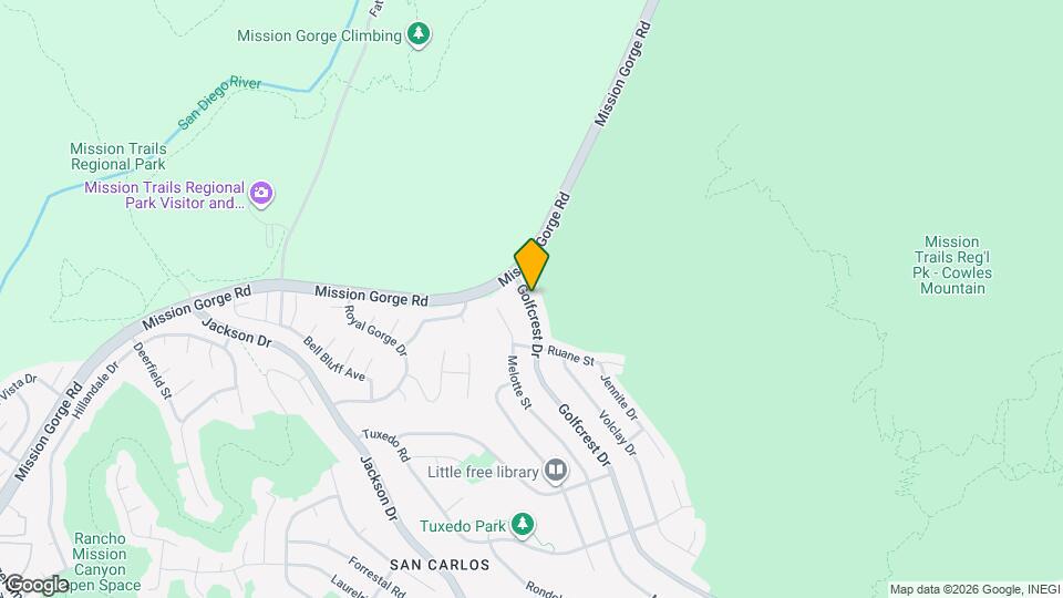 7845 Golfcrest Dr Map and Location Details