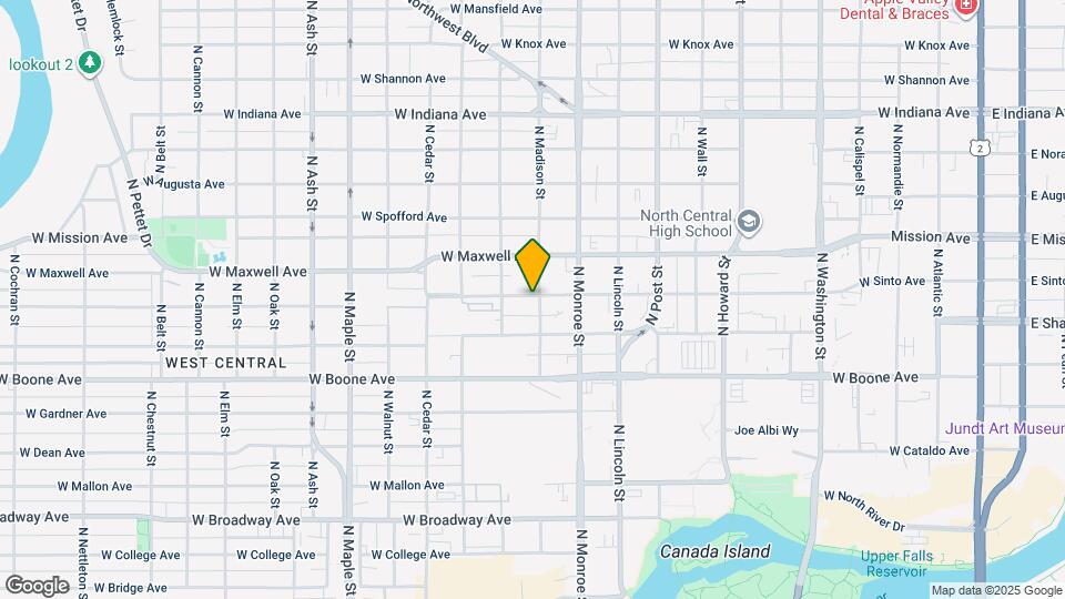 1103 W Sinto Ave Map and Location Details