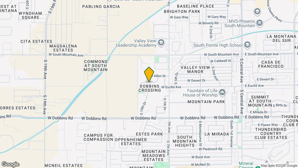 1011 W Samantha Way Map and Location Details