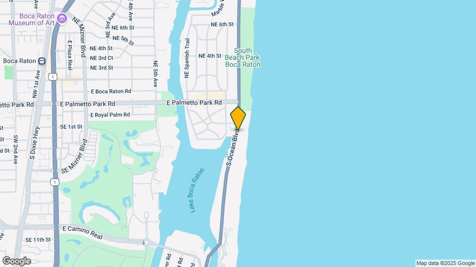 250 S Ocean Blvd Map and Location Details
