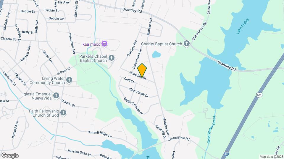 2134 Hopedale St Map and Location Details
