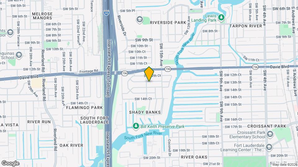 1608 SW 13th St Mapa y Detalles de la Ubicación