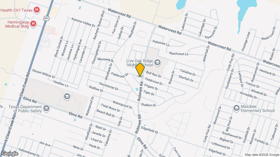 4100 Fieldcrest Dr Map and Location Details