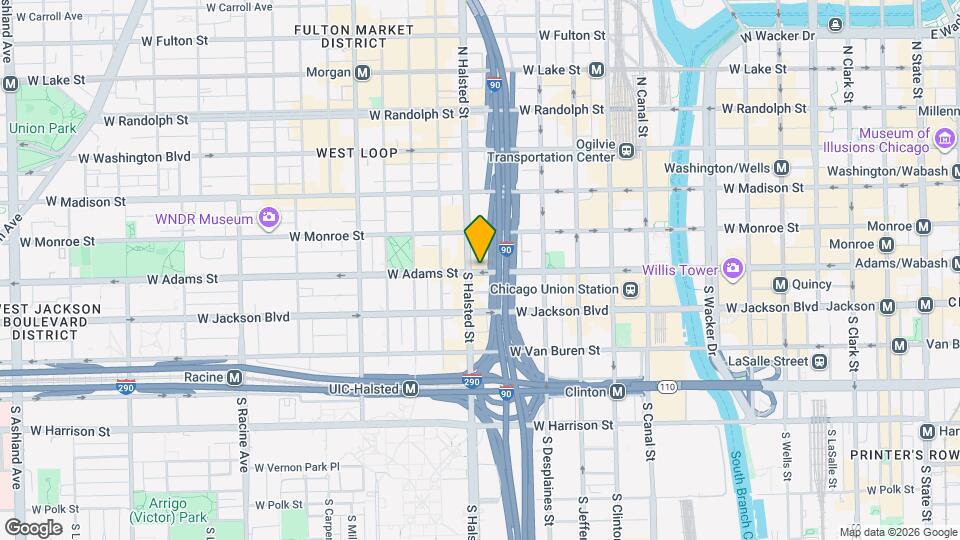 772w W Adams St Mapa y Detalles de la Ubicación