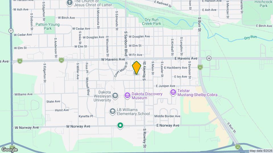 1016 S Duff St Map and Location Details