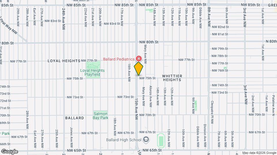 7500 15th Ave NW Map and Location Details