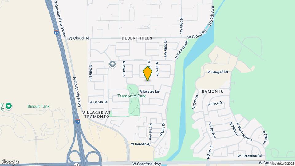 3054 W Eagle Claw Dr Mapa y Detalles de la Ubicación