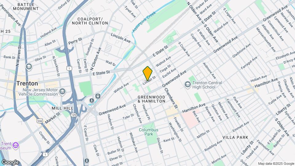 151 Locust St Mapa y Detalles de la Ubicación