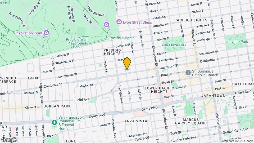 3098 California St Map and Location Details