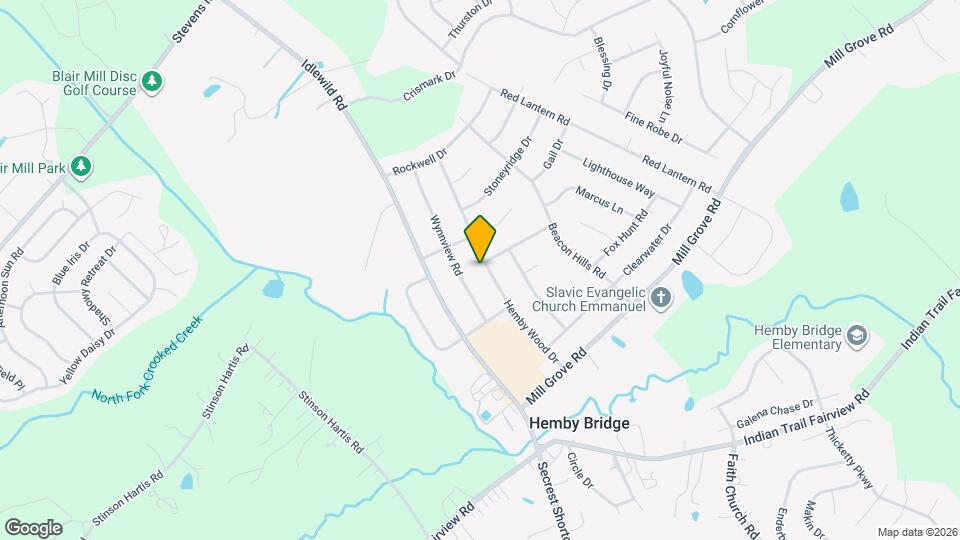 8013 Hemby Wood Dr Map and Location Details