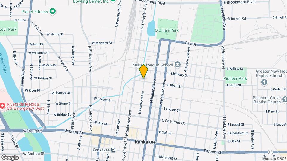 283 E Birch St Map and Location Details