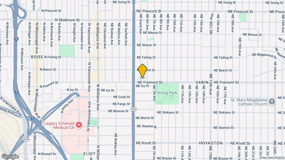 3512 NE Grand Ave Map and Location Details