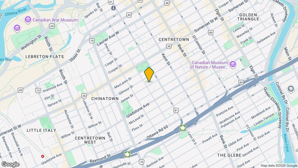 163 James St Map and Location Details