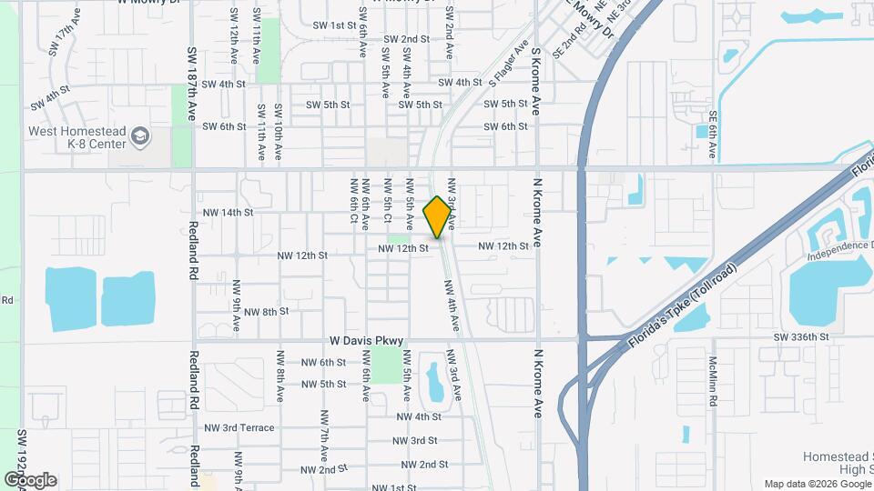 408 NW 12th St Map and Location Details