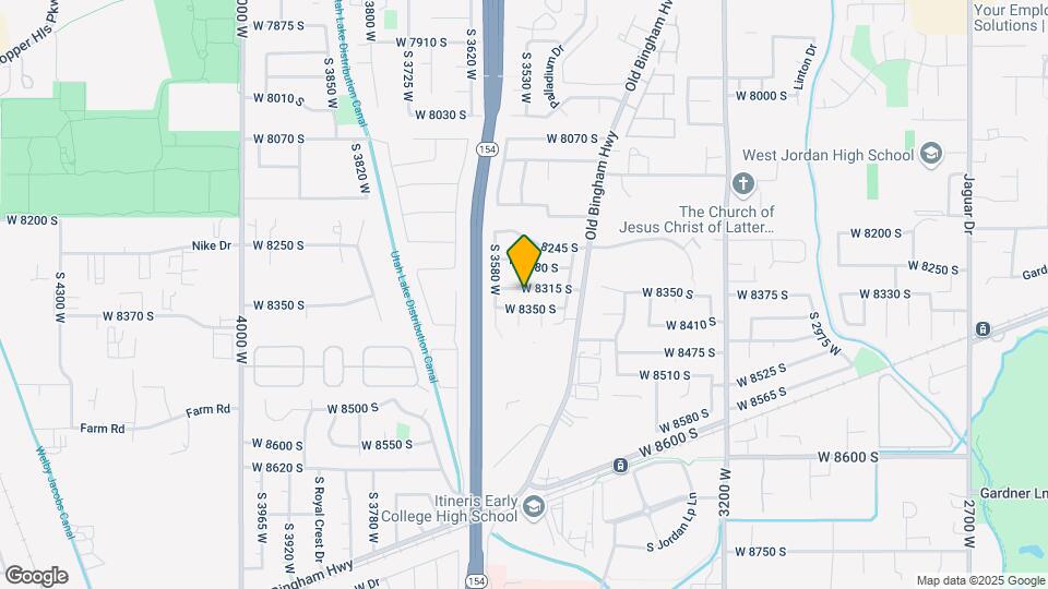 3527 W 8315 S Map and Location Details