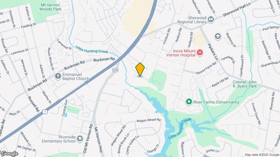 Huntington Creek Townhouses Mapa y Detalles de la Ubicación