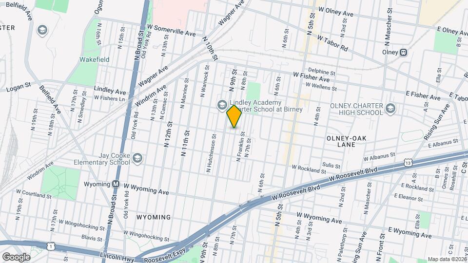 5000 N 8th St Map and Location Details