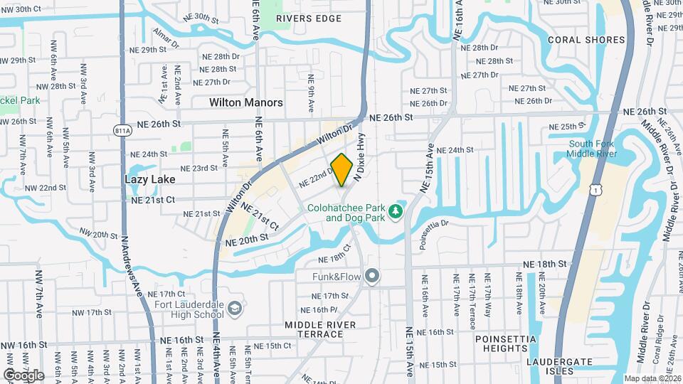 2056 NE 9th Ave Map and Location Details