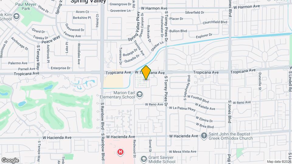 6659 W Tropicana Ave Map and Location Details