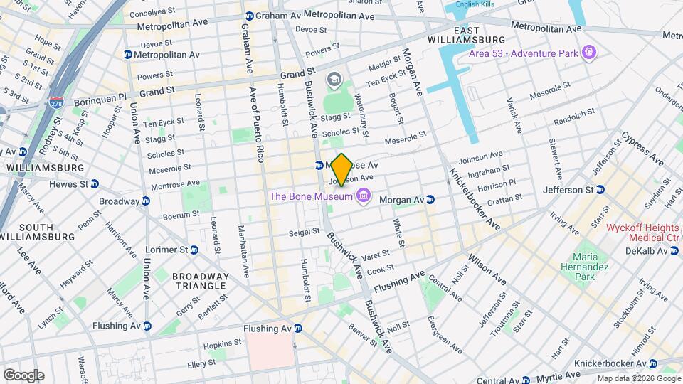231 Boerum St Map and Location Details