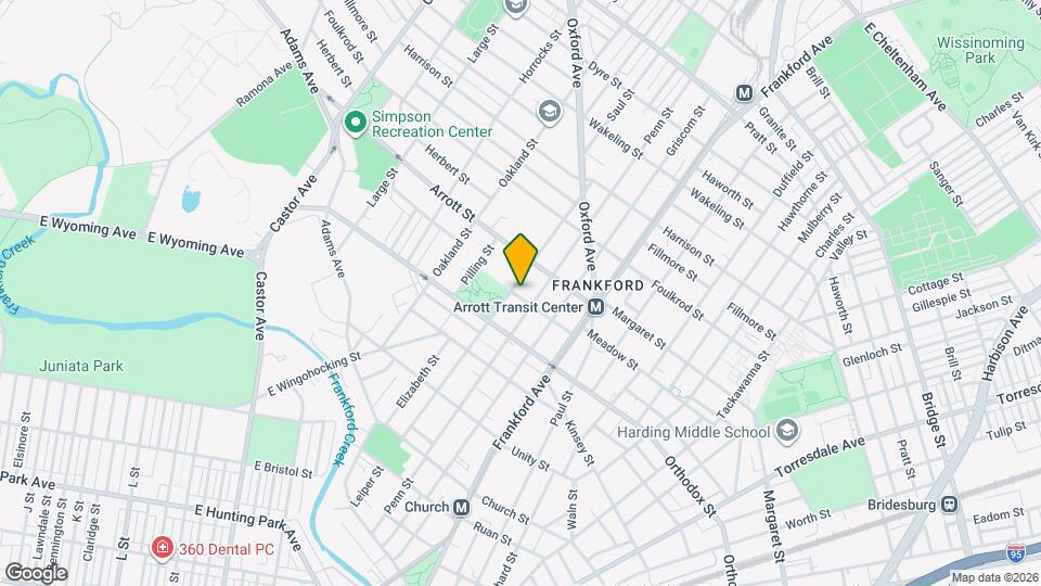 4643 Leiper St Map and Location Details