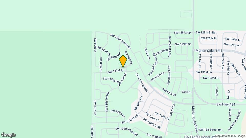 8707 SW 131st Pl Map and Location Details