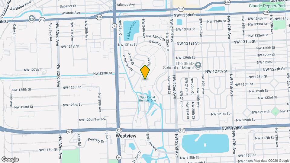 12536 NW 23rd Pl Mapa y Detalles de la Ubicación