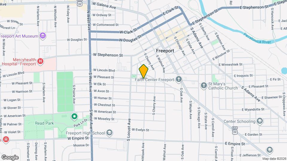 503 W Pleasant St Map and Location Details