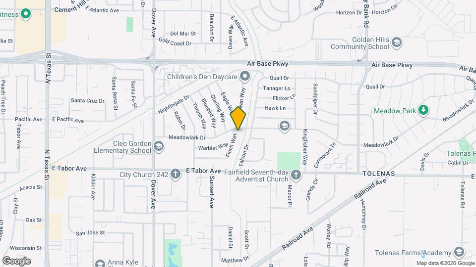 1984 Finch Way Map and Location Details