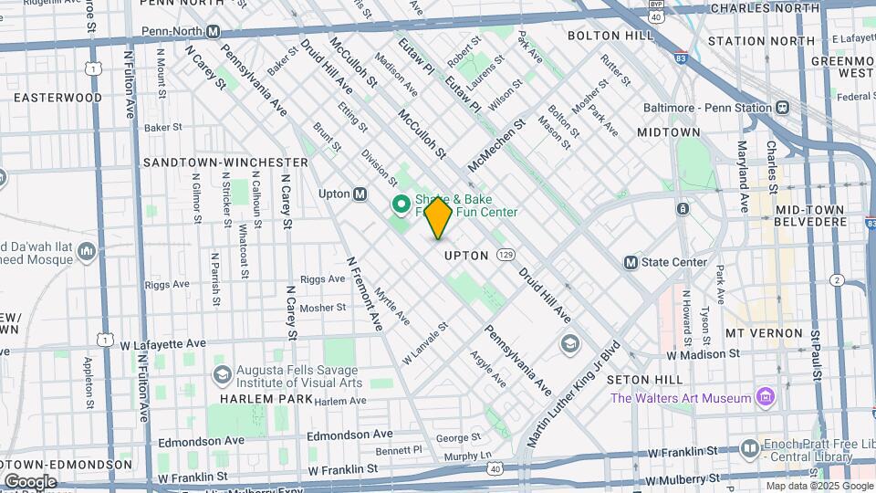 545 Mosher St Map and Location Details