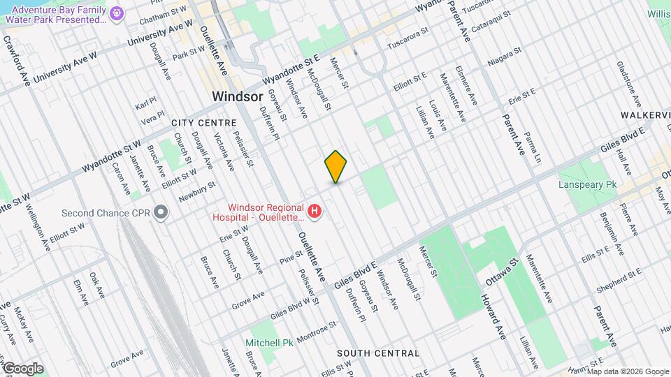 191 Erie St E Map and Location Details