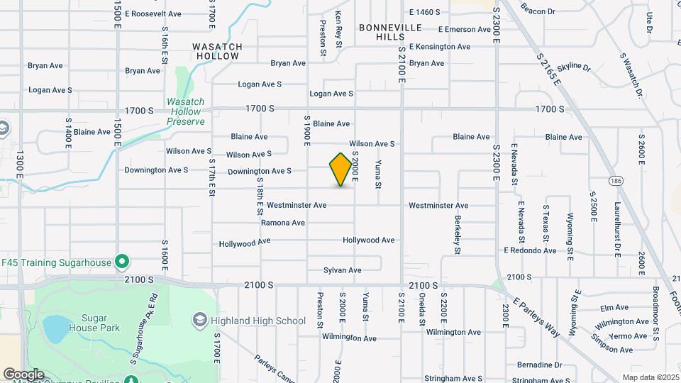 1966 E Garfield Ave Map and Location Details