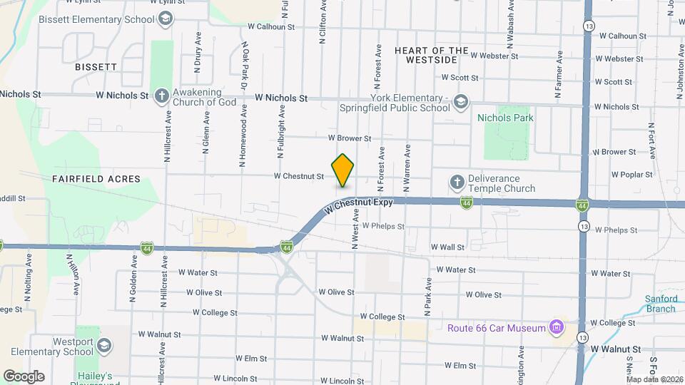 610 N Brown Ave Mapa y Detalles de la Ubicación