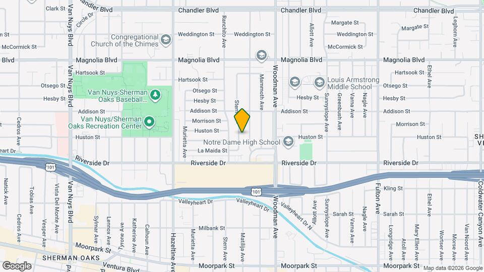 4900 Stern Ave Map and Location Details