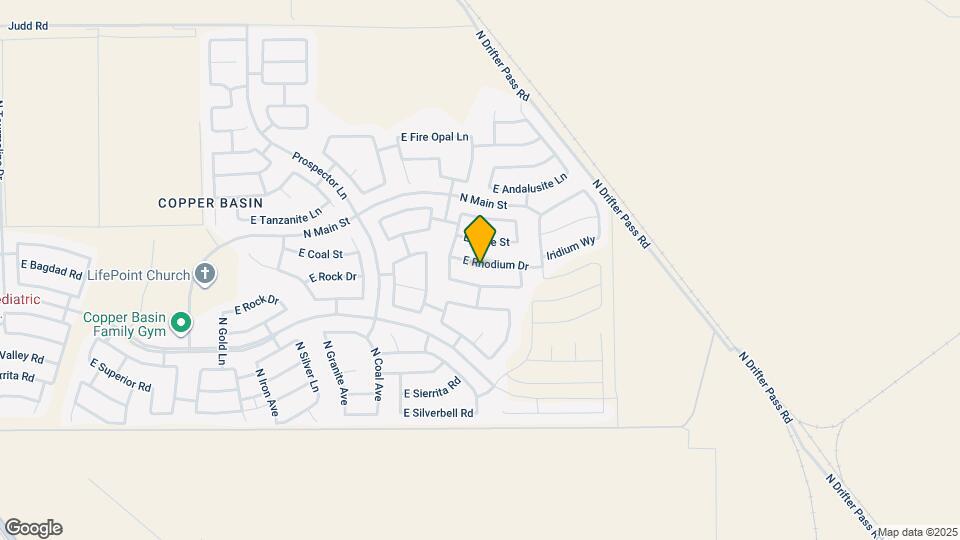 4859 E Rhodium Dr Map and Location Details