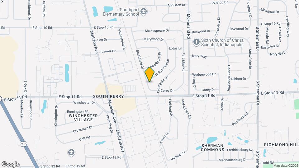 7911 Southfield Dr Map and Location Details