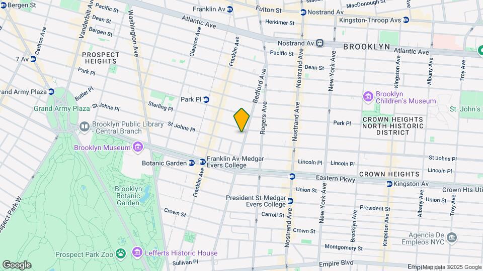 1490 Bedford Ave Map and Location Details
