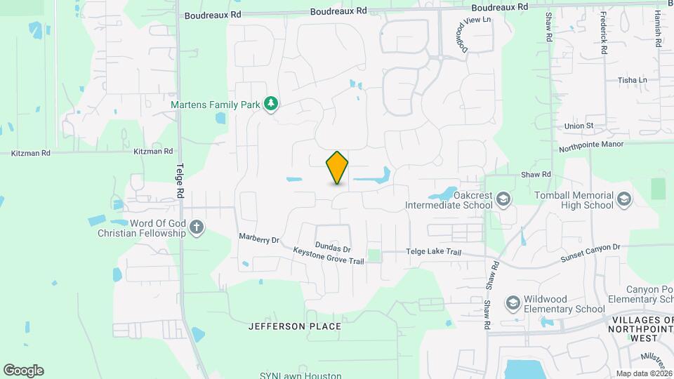 15414 Greenford Glen Dr Map and Location Details