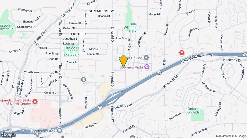 311 N Emerald Dr Map and Location Details