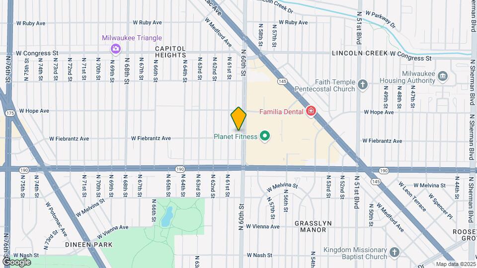 4101 N 60th St-Unit -4101 N 60th Street Map and Location Details