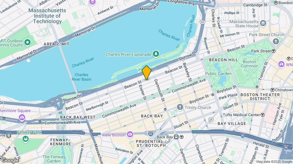 281 Beacon St, Unit 12 Map and Location Details