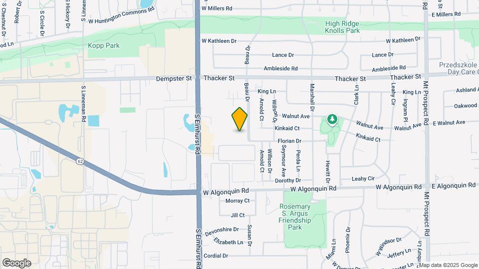 930 Beau Dr Map and Location Details