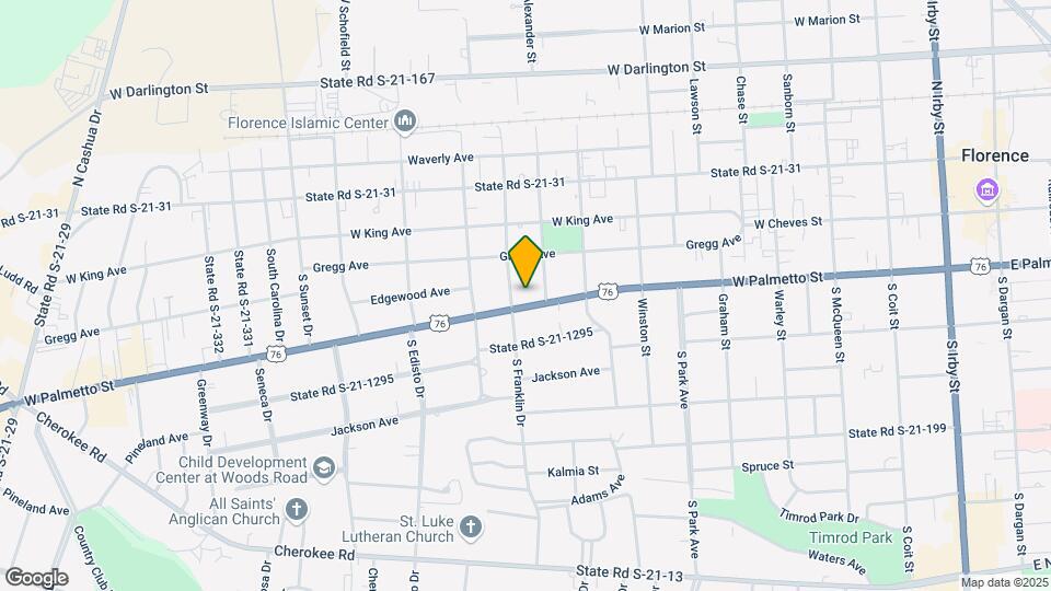 1007 W Palmetto St Map and Location Details