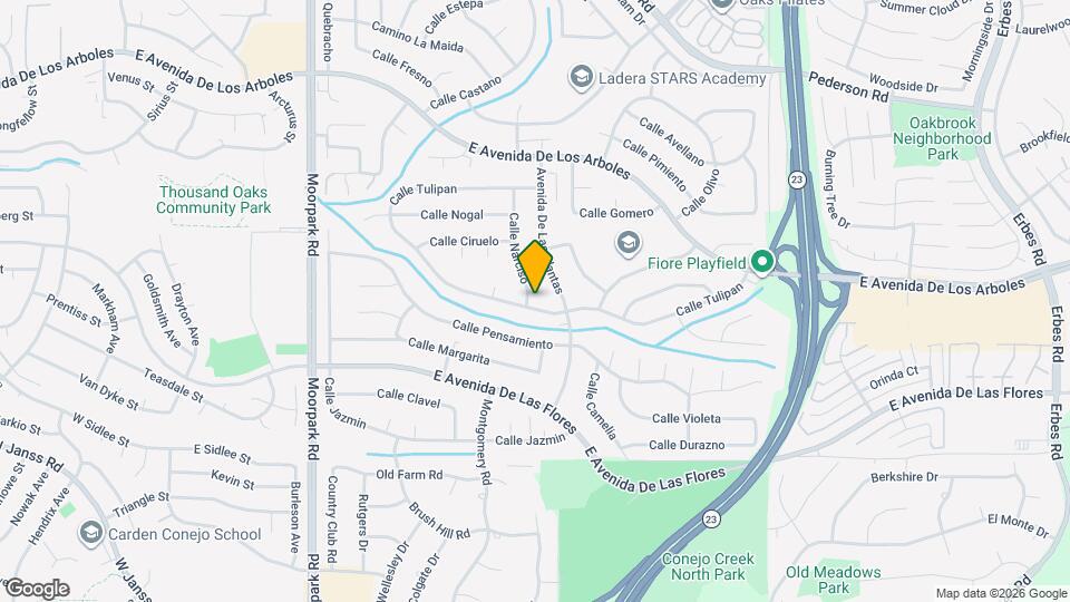 1121 Calle Tulipan Map and Location Details