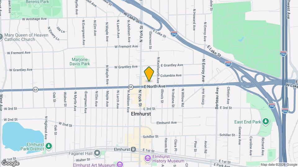 119 E North Ave Mapa y Detalles de la Ubicación