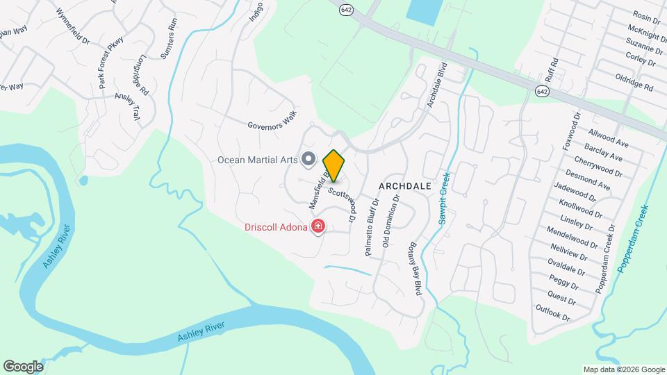 103 Scottswood Dr Map and Location Details