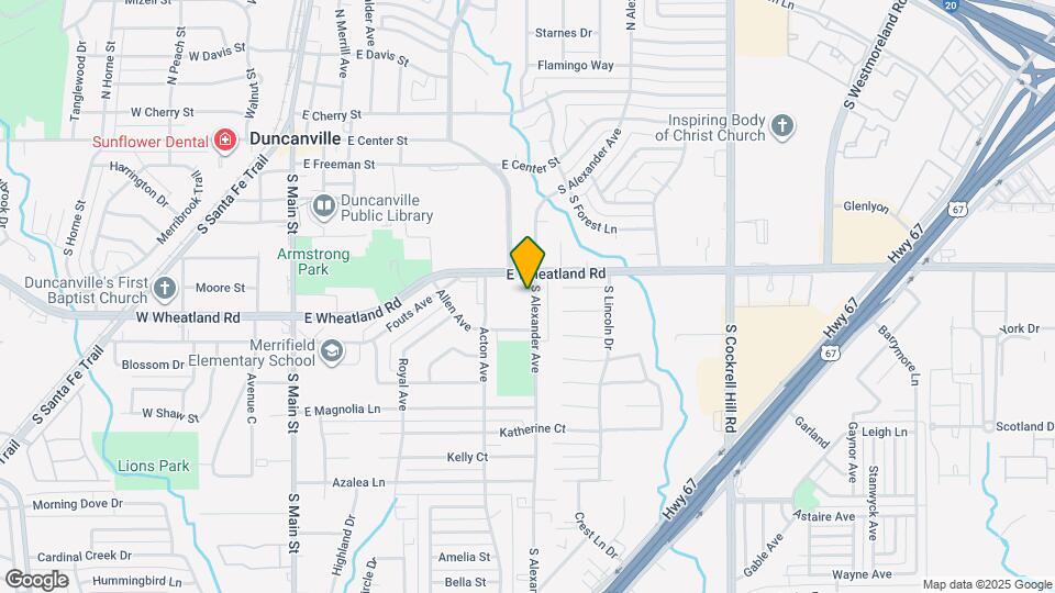 619 S Alexander Ave Map and Location Details