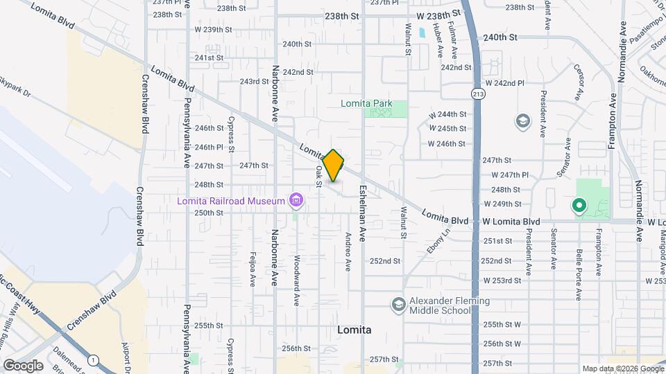 2059 248th St, Unit A Mapa y Detalles de la Ubicación