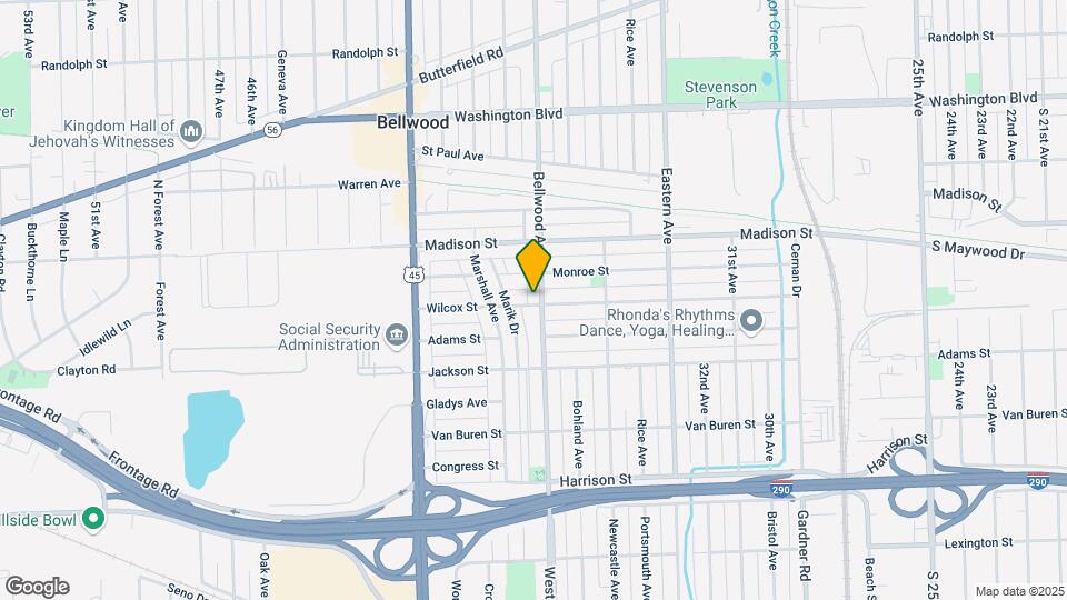 846 Bellwood Ave Mapa y Detalles de la Ubicación