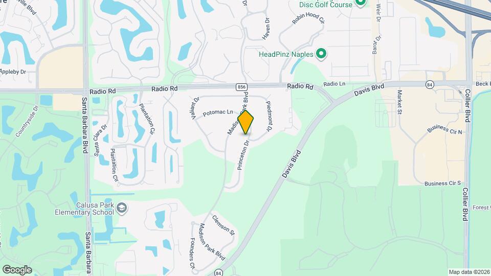 8047 Princeton Dr Map and Location Details